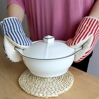 1 шт. хлопковые перчатки для микроволновой печи, термостойкие кухонные прихватки, прихватки для кухни в форме утки, прихватки для духовки