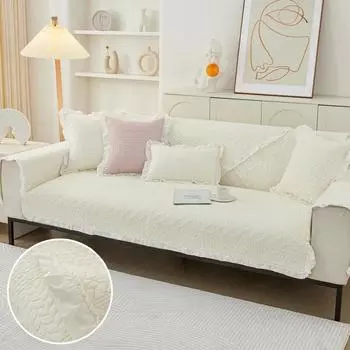 1 шт. Хлопковый чехол для дивана, универсальный противоскользящий диванный коврик, мягкое Г-образное защитное полотенце для углового дивана, чехол для гостиной A 70x70