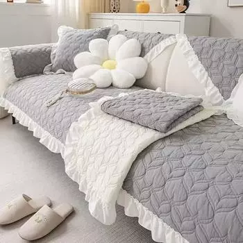 1 шт. хлопковый чехол для дивана в гостиной, универсальный L-образный коврик для дивана, нескользящий чехол для дивана на все сезоны A 70x70cm 1pc