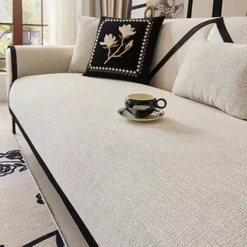 1 шт. хлопковый льняной чехол для дивана в гостиной, полотенце для дивана, нескользящий чехол для дивана, чехол для углового дивана, подушка для сиденья, защита дома 70x70