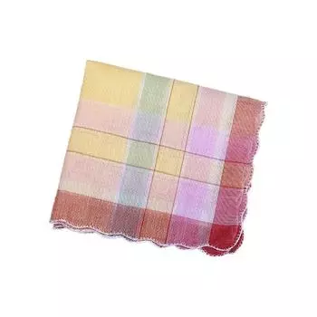 1 шт. Хлопковый удобный носовой платок, мягкий, с повседневными костюмами, носовой платок 12pcs