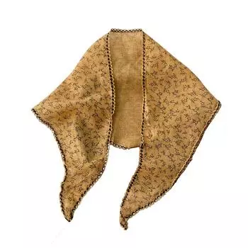 1 шт. хлопок лен ретро цветочные платки для волос украшения повязки для волос этнический стиль защита от солнца легкие и тонкие женские