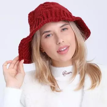 1 шт., холодостойкая кепка для отдыха, теплая универсальная рыболовная шапка, шапка-ручка, вязаная ретро-вязаная шерстяная пряжа