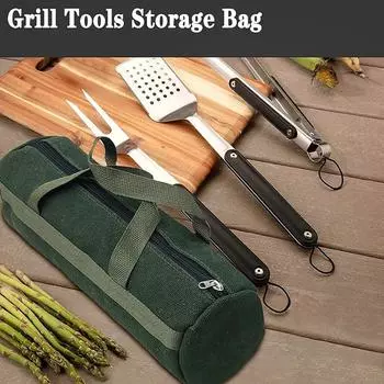 1 шт. Холщовые сумки для хранения, отвертки, плоскогубцы, большая вместительная сумка для инструментов, прочный портативный органайзер для хранения 24x11