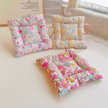 1 шт. Хранение ключей Модный реквизит для фотосъемки Кухонные принадлежности Мягкий утолщенный домашний декор Хлопковая подставка для подстаканников Коврик для украшений темно-розовый