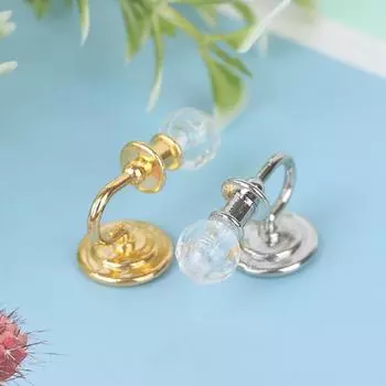 1 шт., хрустальные настенные светильники для кукольного домика, аксессуары, игрушки золотой