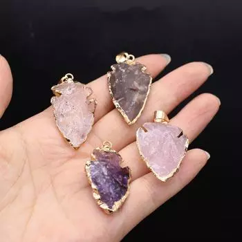 1 шт. хрустальный кулон с целительным эффектом Рейки, в богемном стиле, в форме листа, с драгоценными камнями, для самостоятельного изготовления ожерелья для женщин и мужчин, аксессуаров для ключей, изготовление рождественских украшений 1Pc/2540mm белый