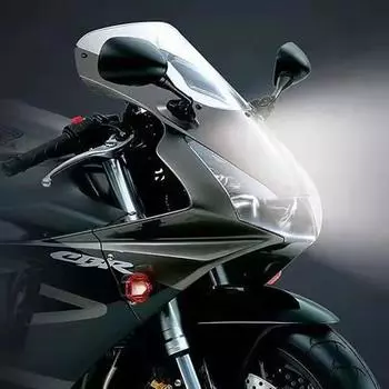 1 шт. и высококачественная фара для мотоцикла H4 Ba20D Led Moto Fisheye Lens Fog Light