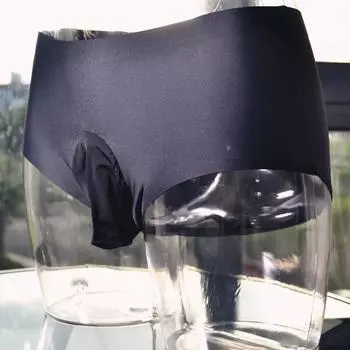 1 шт. Ice Silk сексуальное мужское индивидуальное U выпуклое модное нижнее белье нейлон L