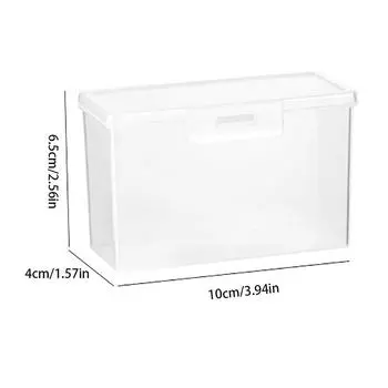 1 шт. Игровой футляр для карт, прозрачная коробка для игральных карт, коробка для хранения игральных карт, держатель для колоды карт, органайзер для торговых карт 10.0*4.0*6.5cm