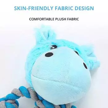 1 шт. игрушка для собак интерактивная пищащая молярная плюшевая игрушка в форме животного для собак подходит для домашних животных забавная прочная жевательная игрушка принадлежности для домашних животных