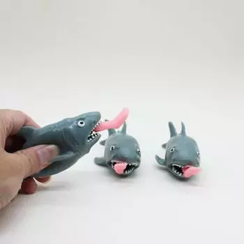 1 шт. игрушка-кляп в виде акулы, кусающая ногу, сжимающая игрушку для детей, игрушка-кляп в виде акулы, кусающая ногу, мальчик shack