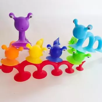 1 шт., игрушка-присоска для животных, игрушка на присоске в форме длинных усиков для снятия стресса, интерактивная игра для родителей и детей, подарок для детей и мальчиков