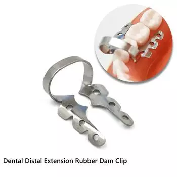 1 шт. или 2 шт. или 3 шт. Дистальный зажим для удлинения коффердама Резиновый зажим для барьера Зажим для премоляров из нержавеющей стали Инструмент для ремонта зубов 1 piece Steel