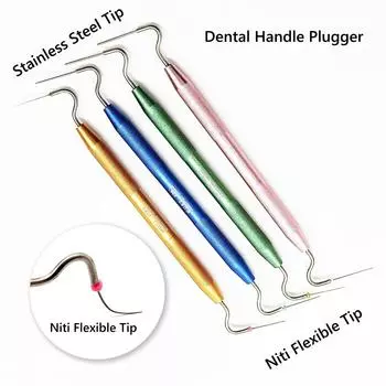 1 шт. или 2 шт. или 4 шт. Стоматологические ручные плаггеры NITI Гибкие наконечники Стоматологические эндодонтические инструменты Стоматологический зонд Заполнение Обтурация Эндо Материалы 1 piece A
