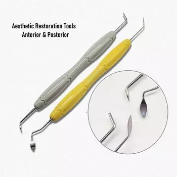 1 шт. или 2 шт. стоматологическая эстетическая реставрация композитный шпатель для заполнения смолой инструмент для заполнения смолой для передних и боковых зубов 1 pc CT-9 new