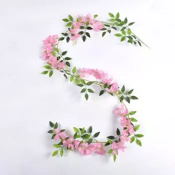 1 шт., имитация 190 см, цветок, виноградная лоза, декор для комнаты, искусственное растение, искусственный цветок, цветы глицинии