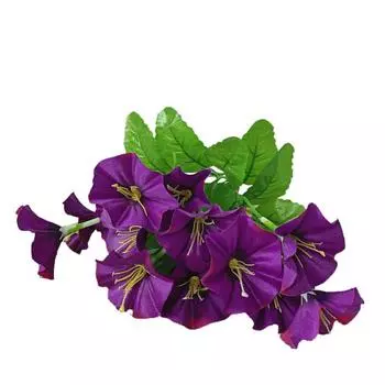 1 шт. имитация цветка яркий домашний декор портативный декоративный искусственный ипомея для ресторана