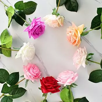 1 шт. имитация цветка розы красочные Ins ветер свадебный букет сцена макет декор
