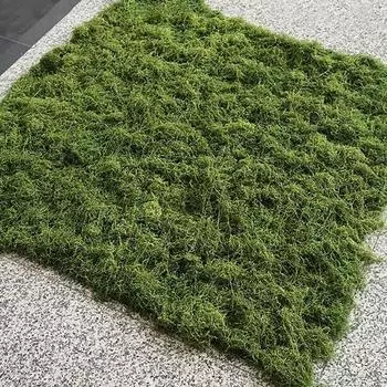 1 шт. Имитация мха, газон, декор для сада своими руками, искусственные камни из мха, домашний декор для стен в саду, газон для скал, реалистичный вид 1X1 м темно-зеленого
