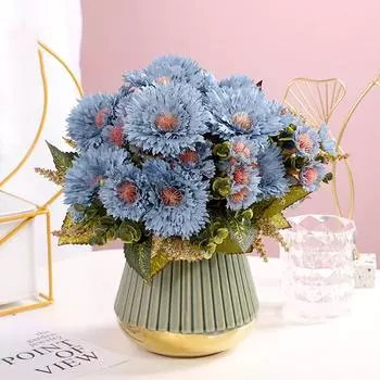 1 шт. имитация растения хризантема Канаи свадебный декор реквизит для фотосъемки цветок герберы цветочная композиция искусственная гербера