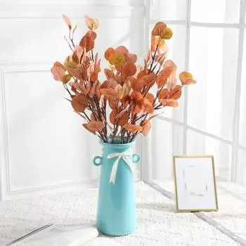 1 шт. имитация растения яркий цвет нежный яркий специальный простой в уходе искусственный лист для офиса