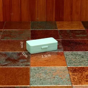 1 шт. Имитация сцены Пенал-модель Миниатюрный кукольный домик Двухслойный пенал Игрушки для ролевых игр Мини-коробка для канцелярских принадлежностей
