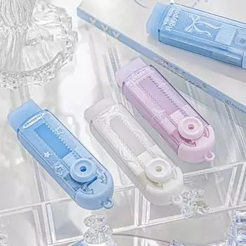 1 шт. Ins милый ластик для детей и девочек, милый шикарный корейский бант, лента, звезда, карандаш, ластик, выдвижной стиль, канцелярский ластик для рисования белый