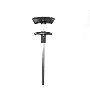 1 шт. инструмент для извлечения рыболовных крючков, съемник рыболовных приманок, алюминиевая трубка, съемник крючков, портативный экстрактор рыболовных крючков Vissen S