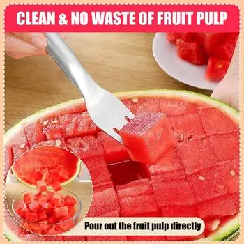 1 шт. Инструмент для нарезки арбуза для домашнего использования, кухонный инструмент двойного назначения для арбуза, специальные гаджеты для резки фруктов, кухонные принадлежности