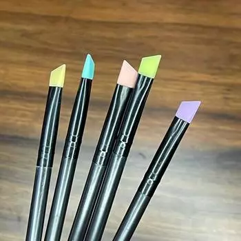 1 шт. Инструмент для подтяжки ресниц Силиконовая щетка для завивки ресниц XYZ зелёный