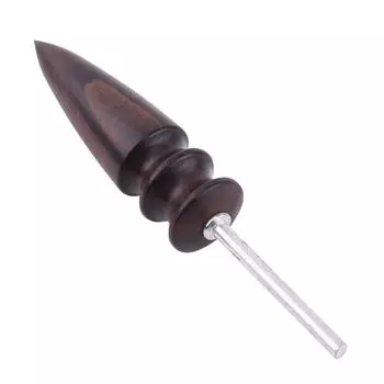 1 шт. Инструмент для полировки кромки из черного дерева для работы с кожей, с заостренной головкой, L S