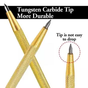 1 шт. Инструмент для резки стекла, алмазный стеклорез, карбидный гравировальный станок, ручка для надписей на плитке, твердый K U1K9 gold-1pcs