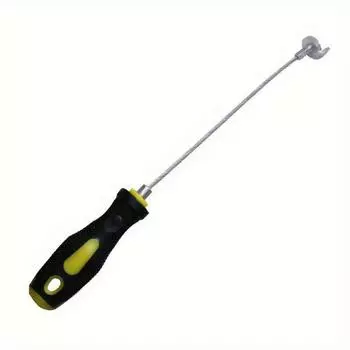 1 шт. Инструмент для снятия сливной пробки масла Сильный магнитный съемник масляной пробки Гаечный ключ Защита от ожогов Инструмент для обслуживания автомобиля чёрный