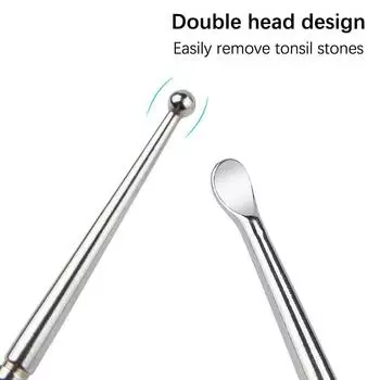 1 шт., инструмент для удаления камней из уха, инструмент для удаления серы из нержавеющей стали, инструменты для ухода за полостью рта, инструменты для удаления камней из миндалин, уход за здоровьем