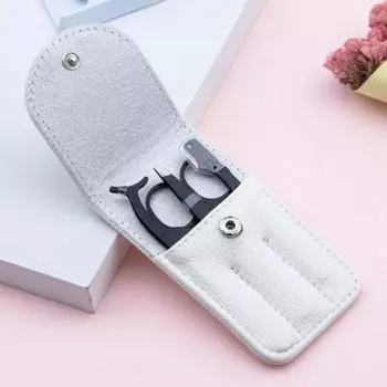 1 шт., инструмент для зажима бровей, пинцет 4 в 1, съемник для бороды из нержавеющей стали, наклонная головка