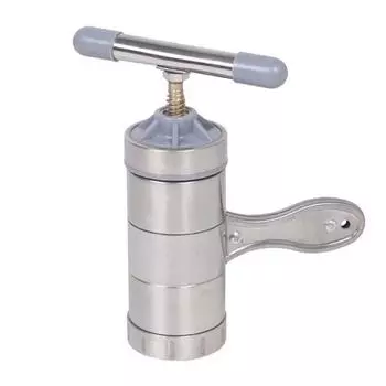 1 шт., инструменты для пчеловодства, ручной пресс для меда, маленький пресс для меда из нержавеющей стали, мини-портативная медогонка светло-серый