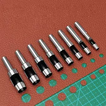 1 шт. Инструменты для пробивки отверстий в коже, дырокол для круглого отверстия, пластиковая одежда, кожевенное ремесло, инструмент для пробивки отверстий, набор для сверления отверстий