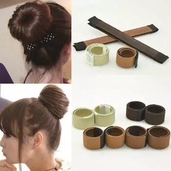 1 шт., инструменты для создания пучков, повязка на голову, укладка синтетического парика, пончики, повязка на голову в виде шарика, женская повязка для волос для девочек