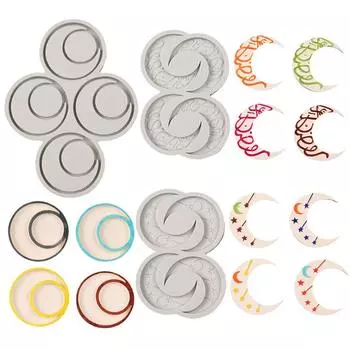 1 шт. Инструменты для украшения торта, десерта, товары для творчества, Мубарак, Рамадан, ручная работа, форма для луны на Ближнем Востоке, 3 стиля