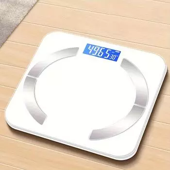 1 шт. Интеллектуальные цифровые светодиодные весы, весы для измерения жира, беспроводная точка доступа для смартфонов.