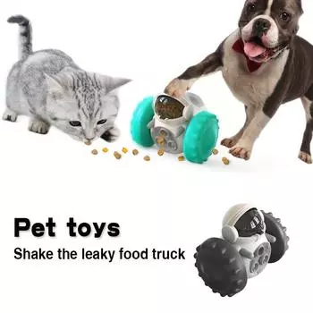 1 шт. Интерактивные игрушки для домашних животных — развивающие игрушки для веселого обучения и раздачи еды, чистки зубов, герметичный дизайн ONESIZE синий