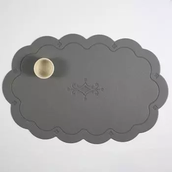 1 шт. искусственная кожаная салфетка для столовых приборов с тиснением по краям изоляционный коврик El Restaurant салфетки подставки M&irregular