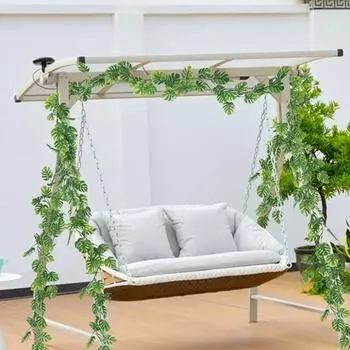 1 шт. Искусственное растение 1,8 м, лиана из листьев монстеры, искусственные растения, пластиковая подвесная лиана, искусственная лиана монстеры, поддельные подвесные зеленые растения, комнатное украшение зелёный