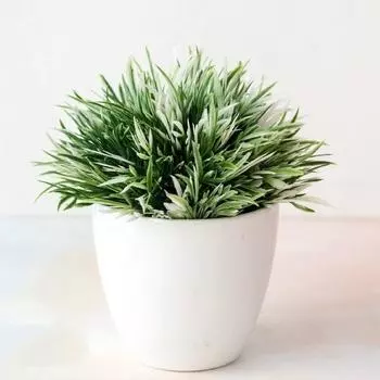 1 шт. Искусственное растение бонсай моделирование пластик небольшое дерево горшок растение в горшке украшения для дома табл украшения отель садовый декор белый