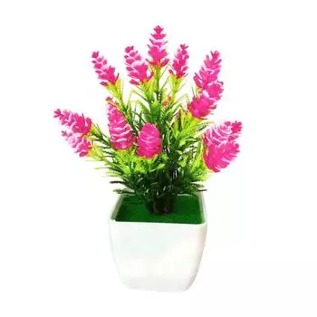 1 шт. Искусственное растение сосновая шишка миниатюрный пейзаж свадебная вечеринка домашний стол бонсай декор AVE One Size розовый