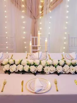 2 шт. искусственных цветов, поддельные цветы, цветочная композиция, центральный элемент стола, шелковая роза, цветок для двора, стола, дома, свадьбы, гостиной, украшения красный