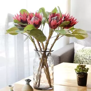 1 шт. искусственные цветы тропические растения 50 см, пластиковые императорские цветы для дома, отеля, свадебные украшения, искусственные цветы белый