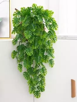 1 шт., искусственные пластиковые растения, искусственный лист черепахи для дома и сада, сделай сам, гостиная, стена, свадебная арка, украшение зелёный