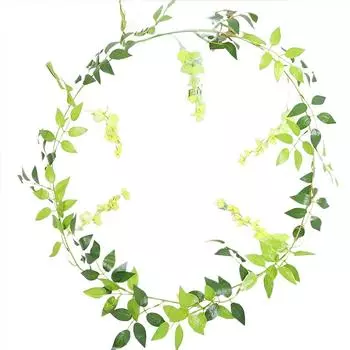 1 шт. Искусственные растения глициния, искусственный плющ, моющийся садовый декор для дома, офиса, выпускного, пластиковое укрытие iron wire